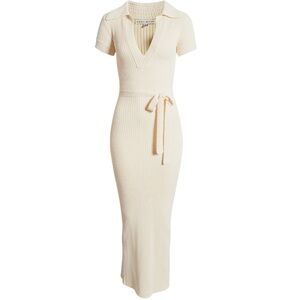 Moon River | Dresses | Moon River Rib Pencil Dress Cream | Poshmark